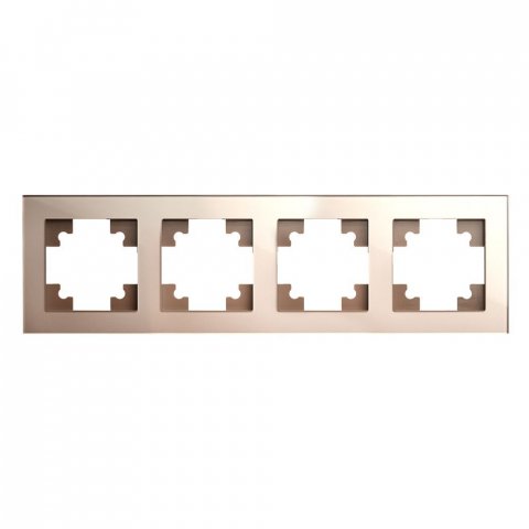 Рамка 4-постовая Stekker Катрин шампань GFR00-7004-02 39530