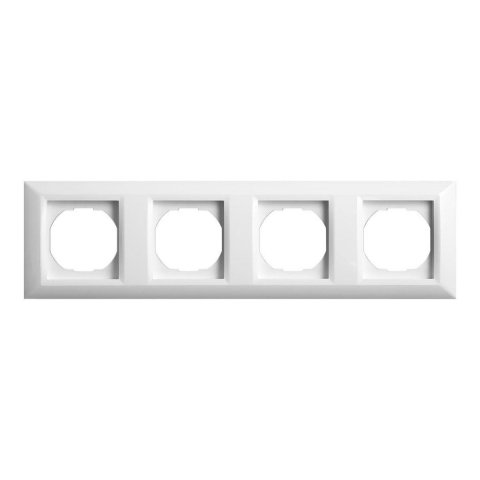 Рамка 4-постовая Vesta-Electric Roma белый FRM010401BEL