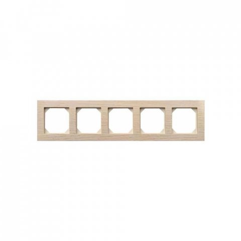 Рамка 5-постовая Liregus Epsilon дуб беленный 28-2245