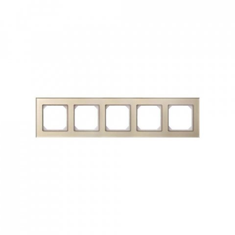 Рамка 5-постовая Liregus Epsilon шампань 28-265