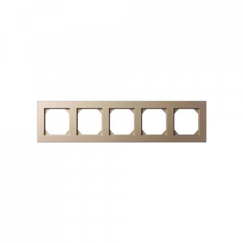 Рамка 5-постовая Liregus Epsilon шампань 28-322