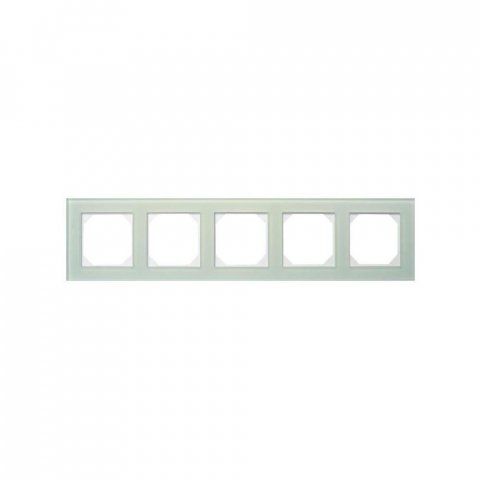 Рамка 5-постовая Liregus Epsilon стекло натуральное 28-245