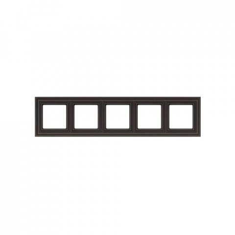 Рамка 5-постовая Liregus Retro коричневый омбре 29-047