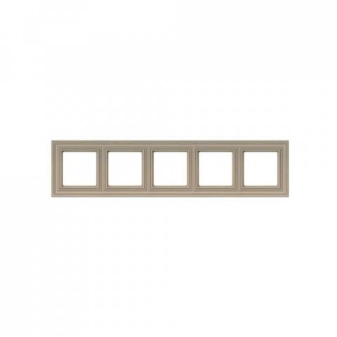 Рамка 5-постовая Liregus Retro кремовый омбре 29-152