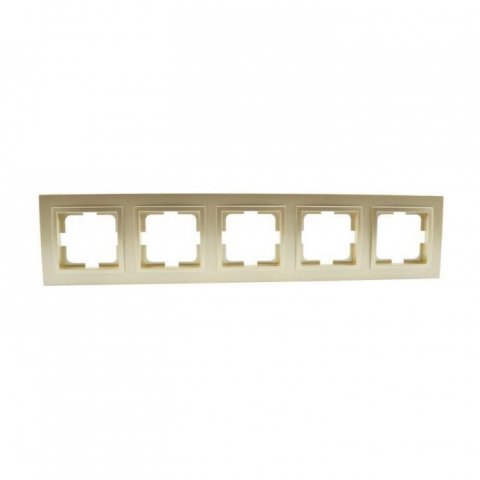 Рамка 5-постовая Mono Electric Despina титан 102-220000-164