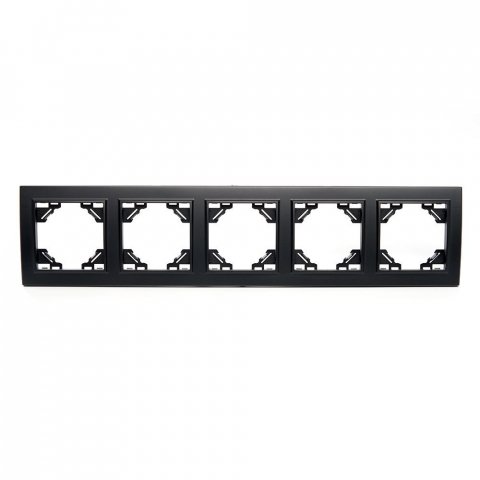 Рамка 5-постовая Stekker Эрна черный PFR00-9005-03 39622