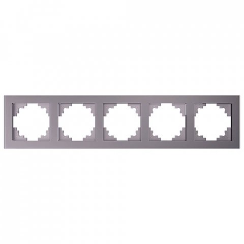 Рамка 5-постовая Stekker Катрин дымчатый GFR00-7005-07 49039