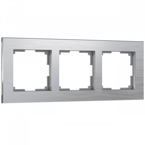 Рамка на 3 поста Werkel Aluminium алюминий W0031706 4690389158063
