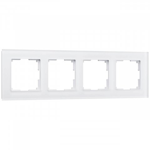 Рамка на 4 поста Werkel Favorit белый матовый W0041105 4690389159930