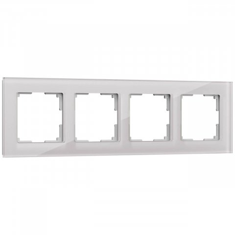 Рамка на 4 поста Werkel Favorit дымчатый W0041117 4690389160042