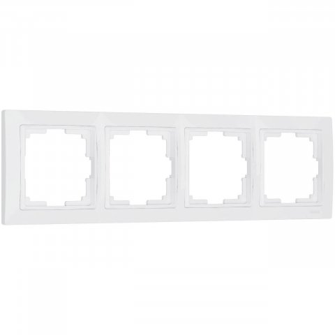 Рамка на 4 поста Werkel Snabb basic белый W0042001 4690389161414