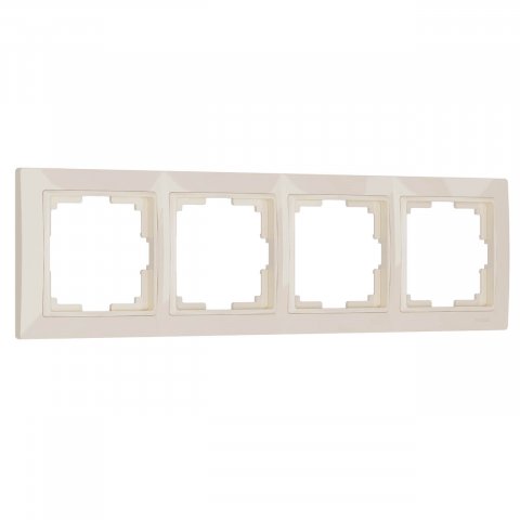 Рамка на 4 поста Werkel Snabb basic слоновая кость W0042003 4690389161438