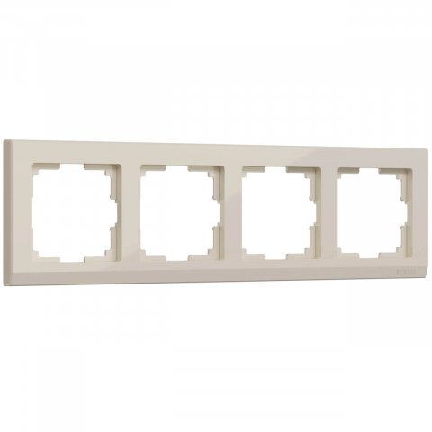 Рамка на 4 поста Werkel Stark слоновая кость W0041803 4690389161896