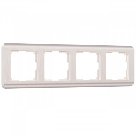 Рамка на 4 поста Werkel Stream перламутровый W0042113 4690389162503