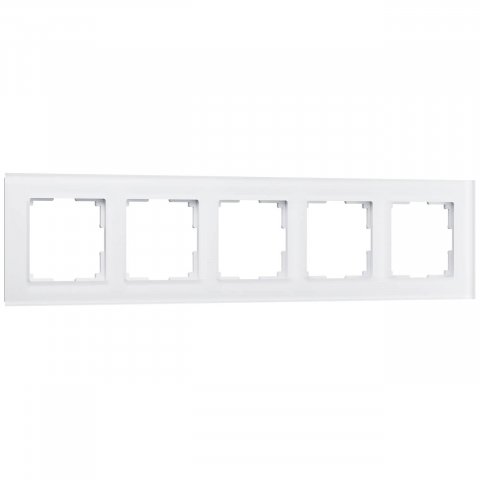 Рамка на 5 постов Werkel Favorit белый матовый  W0051105 4690389160103