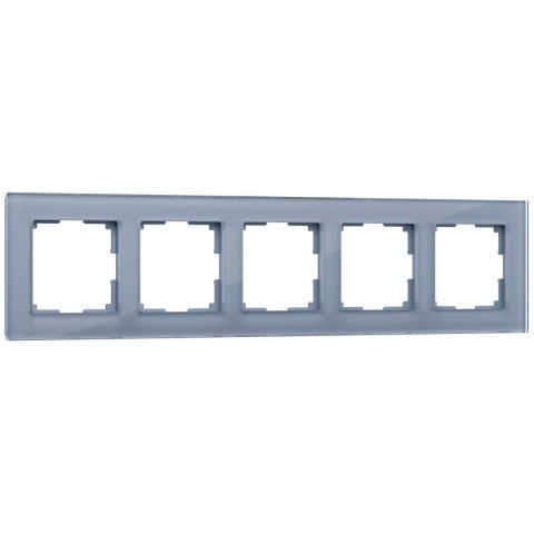 Рамка на 5 постов Werkel Favorit серый W0051115 4690389160165