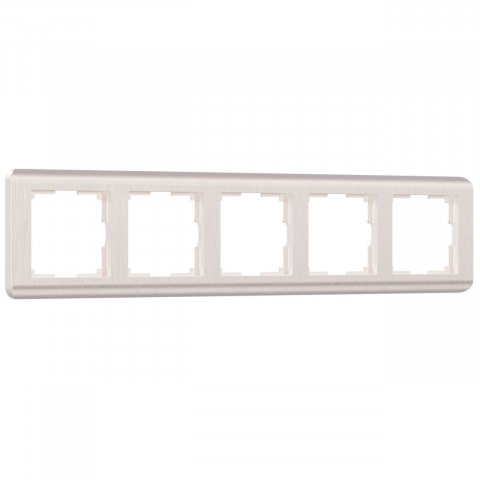 Рамка на 5 постов Werkel Stream перламутровый W0052113 4690389162534