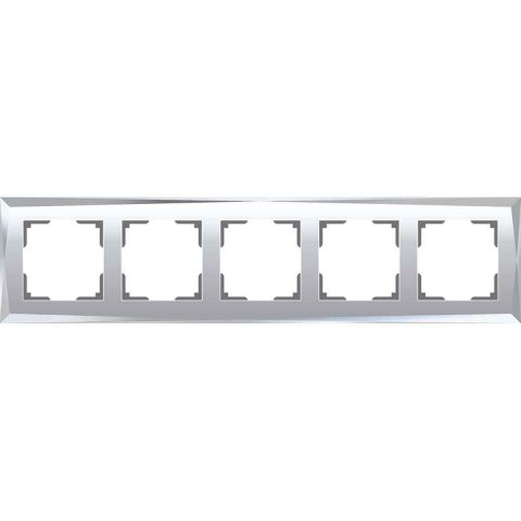 Рамка на 5 постов зеркальная Werkel W0051220 4690389158896