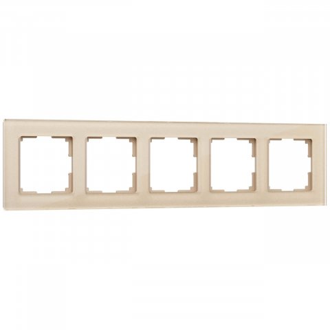 Рамка Werkel Favorit на 5 постов шампань W0051111 4690389160134