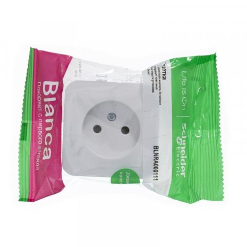 Розетка 2К Schneider Electric Blanca 16A 250V белая BLNRA000111