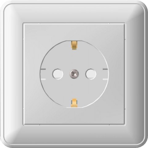 Розетка 2К+З Schneider Electric W59 16A 250V со шторками белая RS16-152-18