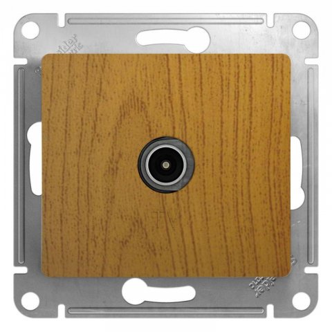 Розетка телевизионная TV Schneider Electric Glossa дуб GSL000593