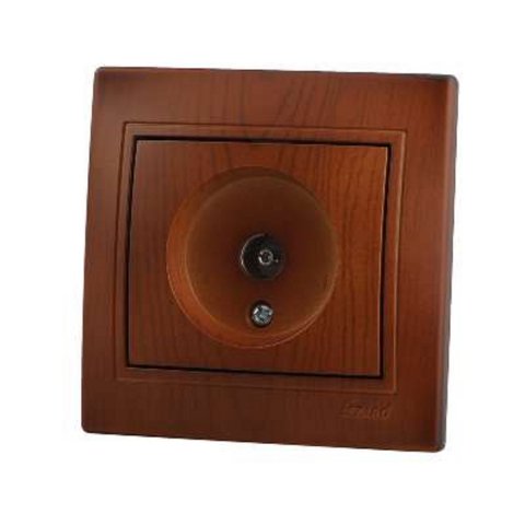 Розетка ТВ оконечная Lezard Mira сосна 701-0801-130