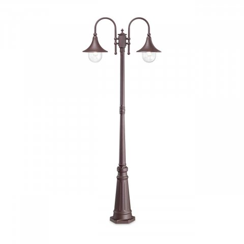 Садово-парковый светильник Ideal Lux Cima PT2 Coffee 246840