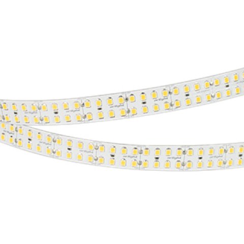 Светодиодная лента Arlight 24W/m 320LED/m 2835SMD теплый белый 5M 032604(2)