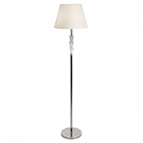 Торшер iLamp Alesti F2424-1 Nickel