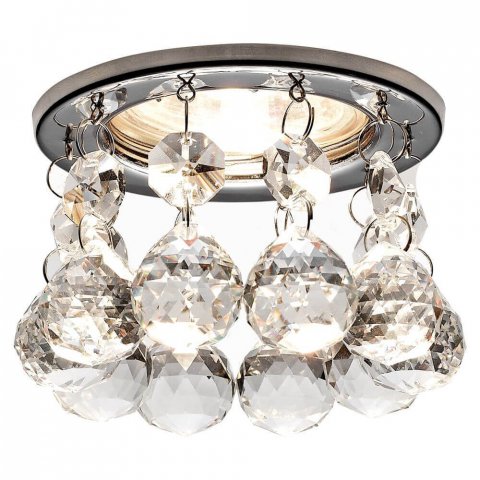 Встраиваемый светильник Ambrella light Crystal K2051 CH/CL