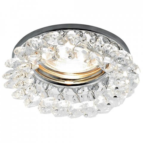 Встраиваемый светильник Ambrella light Crystal K206 CL/CH