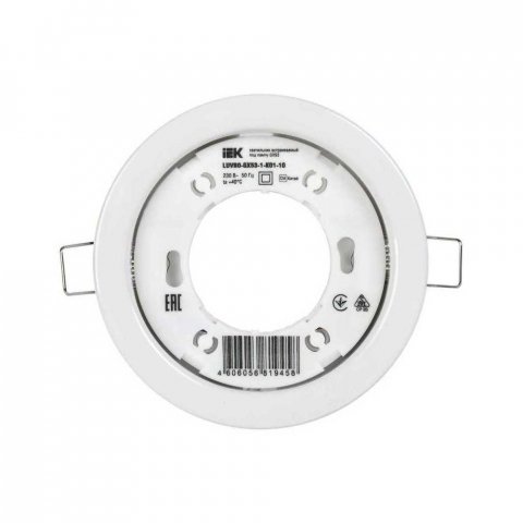 Встраиваемый светильник IEK LUVB0-GX53-1-K01-10