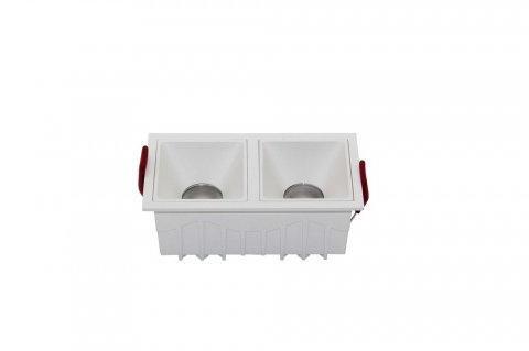 Встраиваемый светильник Maytoni Alfa LED DL043-02-10W3K-D-SQ-W