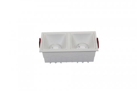 Встраиваемый светильник Maytoni Alfa LED DL043-02-15W4K-D-SQ-W