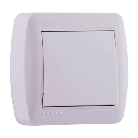 Выключатель Lezard Demet белый 711-0200-100