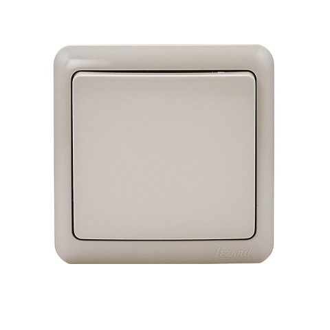 Выключатель Lezard Viola кремовый 751-0300-100
