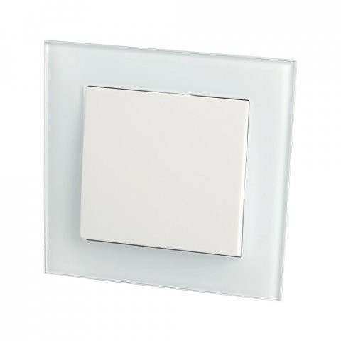 Выключатель одноклавишный Feron Stekker Катрин белый GLS10-7003-01 39164