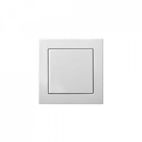 Выключатель одноклавишный Liregus Epsilon белый 28-002