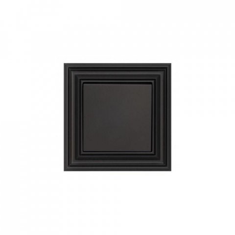 Выключатель одноклавишный Liregus Retro черный матовый 29-201