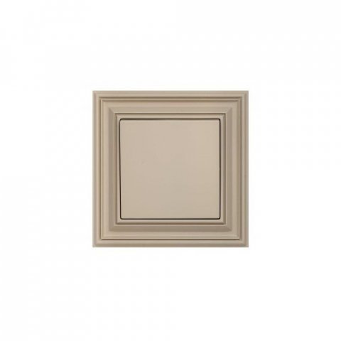 Выключатель одноклавишный Liregus Retro кремовый омбре 29-102