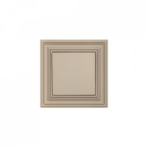 Выключатель одноклавишный Liregus Retro кремовый омбре 29-103