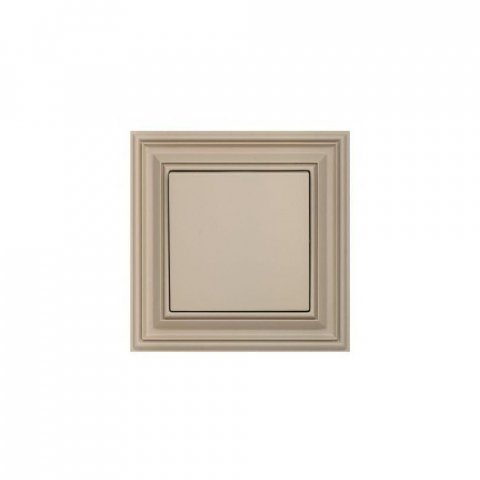 Выключатель одноклавишный Liregus Retro кремовый омбре 29-104