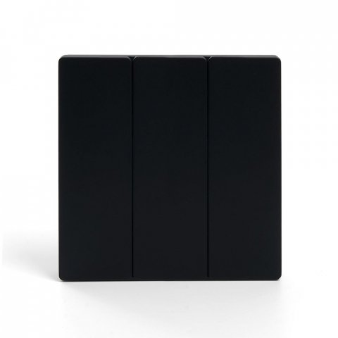 Выключатель трехклавишный беспроводной Feron Smart черный TM83 41724