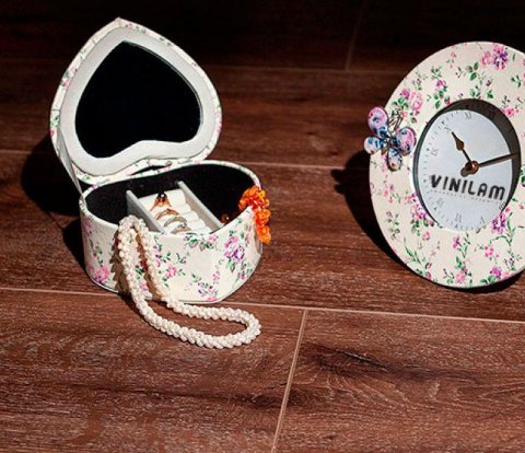 Замковый виниловый пол Vinilam Hybrid Cork 10-085V Дуб Лир