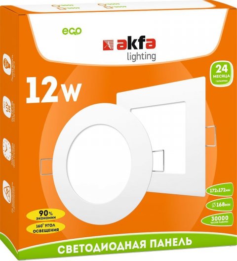 Встраиваемая светодиодная панель Akfa Lighting AK-LPS FLLPR00000017