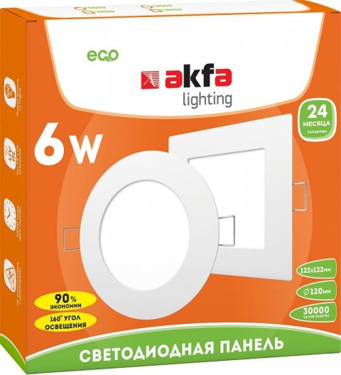 Встраиваемая светодиодная панель Akfa Lighting AK-LPS FLLPR00000023