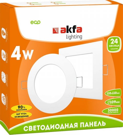Встраиваемая светодиодная панель Akfa Lighting AK-LPS FLLPS040065A