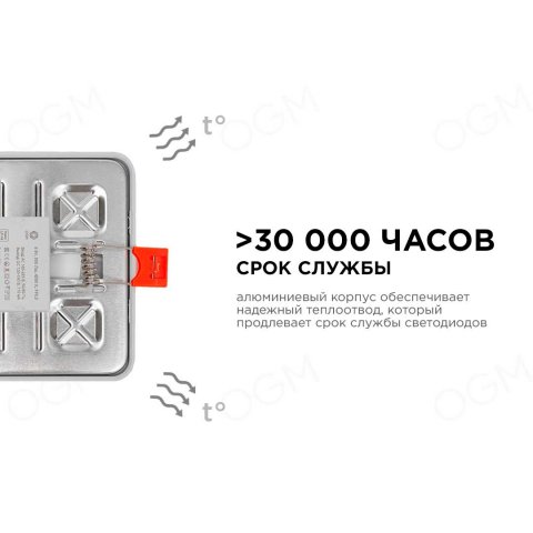 Встраиваемая светодиодная панель OGM LP-14