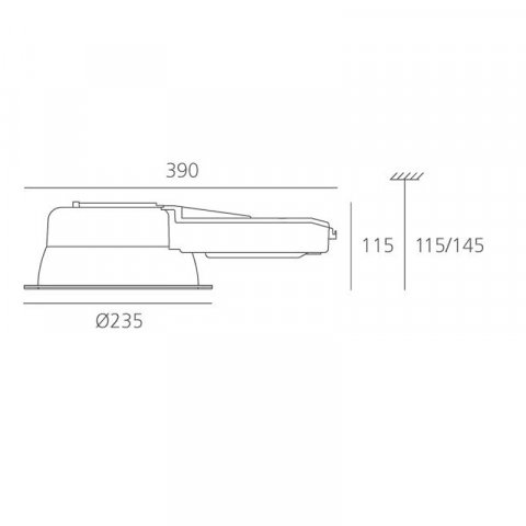 Встраиваемые светильник Artemide Luceri L596750